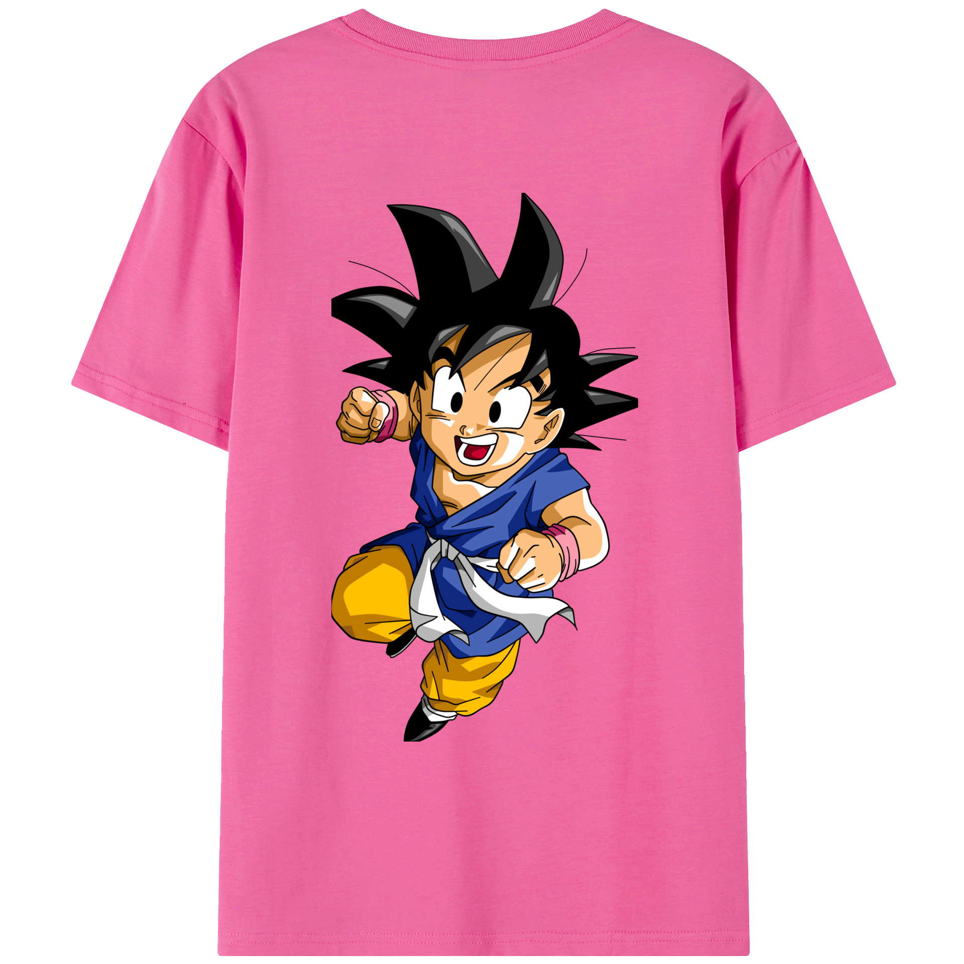 （画像用） ドラゴンボール 孫悟天 そん ごてん DRAGON BALL Son Goten レディース半袖Tシャツ(バックプリント)